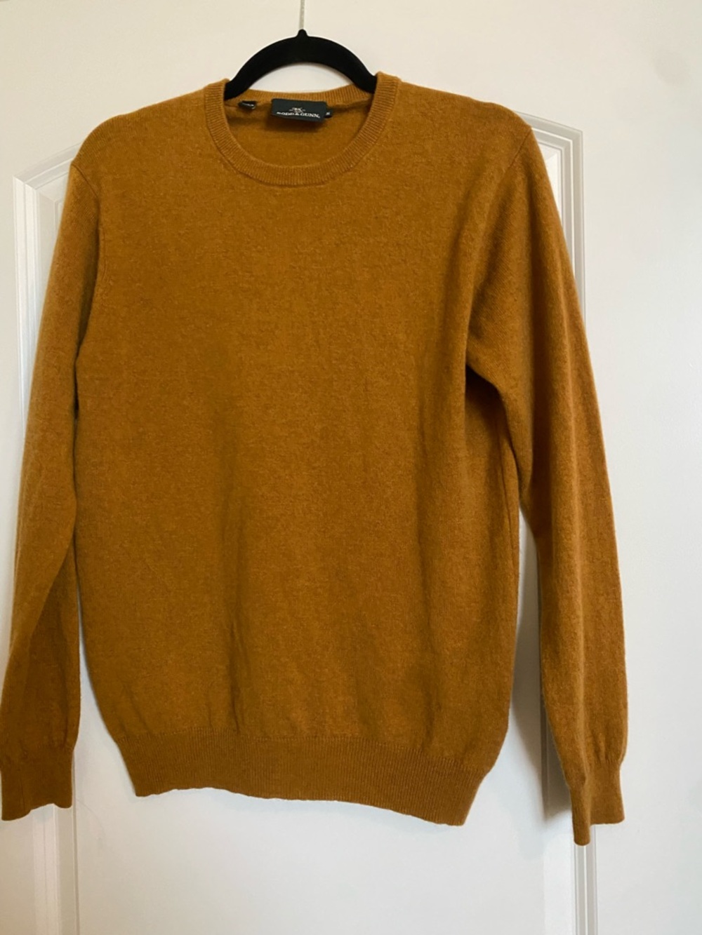 Rodd & Gunn Men's Crewneck Sweater in Mustard Brown